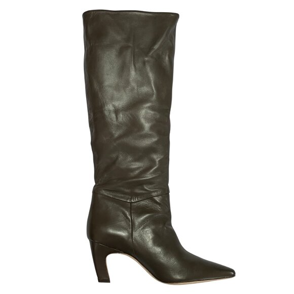 NEW Everlane The Banana Boot Womens 10 Dark Brown Leather Knee High - Picture 10 of 15